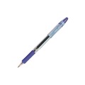 Pens | Zebra 44120 Jimnie Medium 0.7 millimeter Stick Gel Pen - Blue Ink/Clear/Blue Barrel (1-Dozen) image number 3
