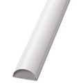 Office Electronics & Batteries | D-Line US/5FT5025W 60 in. x 2 in. x 1 in. Decorative Desk Cord Cover - White image number 0