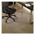 Office Chair Mats | ES Robbins 122371 46 x 60 EverLife Rectangular Chair Mats for Medium Pile Carpet - Clear image number 1