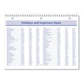 Bulletin Boards | AT-A-GLANCE PM50-28 12-Month (Jan to Dec): 2026 11 in. x 8 in. 3-Hole Punched QuickNotes Desk/Wall Calendar - White/Blue/Yellow Sheets image number 2