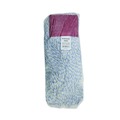 Labor Day Sale | Boardwalk BWK553 Rayon/Polyester Wide Floor Finish Mop Head - Large, White/Blue (12/Carton) image number 2