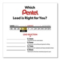 Pencils | Pentel 50-9-HB 0.9 mm HB Super Hi-Polymer Lead Refills - Black (15/Pack) image number 4