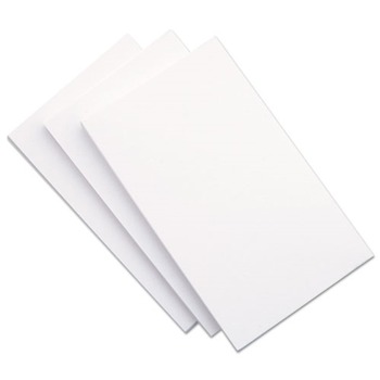 Universal UNV47205 3 in. x 5 in. Index Cards - Unruled, White (500/Pack)