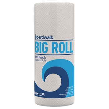 Boardwalk SOD413494 11 in. x 8.5 in. 2-Ply Kitchen Roll Towel - White (12/Carton)