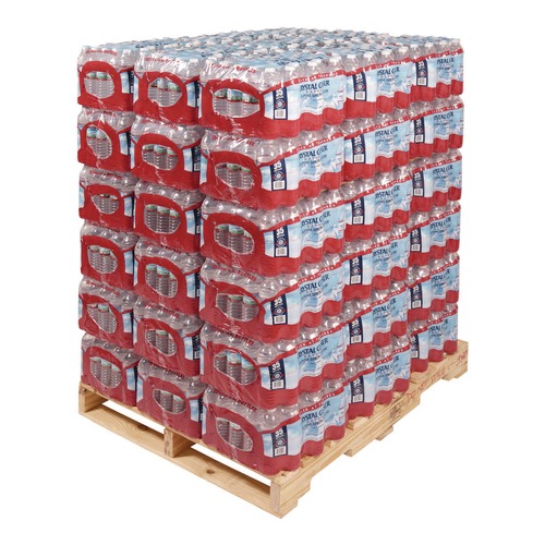 Beverages & Drink Mixes | Crystal Geyser 35001 8 16.9 oz. Bottle Alpine Spring Water (1-Pallet) image number 0