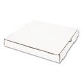Food Trays, Containers, and Lids | Karat FP-PBF16W 16 in. x 16 in. x 1.97 in. Corrugated Paper Boxes - White/Brown (50/Bundle) image number 3