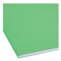 File Folders | Smead 17140 0.75 in. Expansion 2 Fasteners Legal Size Top Tab Colored Fastener Folders - Green Exterior (50/Box) image number 4