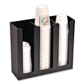 Cups and Lids | Vertiflex Commercial Grade VFPC-1000 Cup Holder for 8 oz to 32 oz Cups - Black image number 3