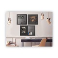 Bulletin Boards | MasterVision MX04433168 24 in. x 18 in. Designer Combo MDF Wood Frame Fabric Bulletin/Dry Erase Board - Charcoal/Gray/Black image number 7