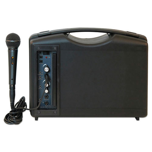 Office Phones & Accessories | AmpliVox S222A Bluetooth Audio Portable Buddy With Wired Mic, 50w, Black image number 0