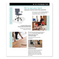 Office Chair Mats | ES Robbins 141028 36 x 48 Natural Origins Chair Mat for Carpet - Clear image number 4
