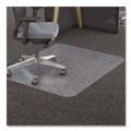 Office Chair Mats | Deflecto CM11242PC 45 x 53 All Day Use Rectangle Chair Mat - Clear image number 5