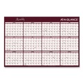 Notebooks & Pads | AT-A-GLANCE A152 12-Month (Jan to Dec): 2026 48 in. x 32 in. Reversible Horizontal Erasable Wall Planner - Assorted Sheet Colors image number 1