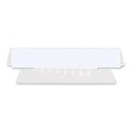Dividers & Tabs | Universal UNV43313EE 3.7 in. Wide 1/3-Cut Hanging File Folder Plastic Index Tabs - Clear (25/Pack) image number 1