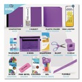 Arts & Crafts Supplies | enday 1316 Back to School Supplies Kit for Grades K-5 - Purple (1-Kit) image number 2
