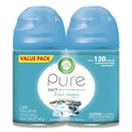 Odor Control | Air Wick 62338-82093 Freshmatic Ultra 5.89 oz. Aerosol Spray Automatic Spray Refill - Fresh Water (2/Pack) image number 0