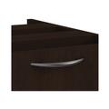Office Desks & Workstations | Alera ALEVA552222ES 15.63 in. x 20.5 in. x 19.25 in. Valencia Series 2-Drawer Hanging File Pedestal - Espresso image number 4