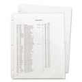 Sheet Protectors | Smead 89506 Organized Up 2-Section Poly Slash Jackets - Letter Size/Clear (5/Pack) image number 2
