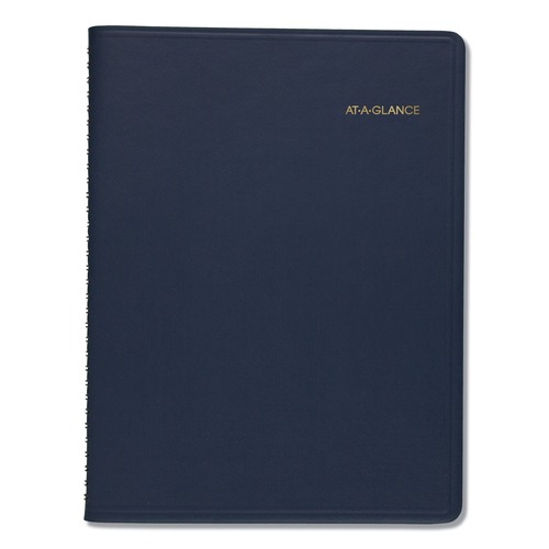 Notebooks & Pads | AT-A-GLANCE 7026020 11 in. x 9 in. 15-Month Jan. 2026 to Mar. 2027 Monthly Planner - Navy Cover image number 0