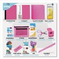 Arts & Crafts Supplies | enday 1315 Back to School Supplies Kit for Grades K-5 - Pink (1-Kit) image number 2
