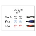 Pens | uni-ball 1927631 AIR Medium 0.7 mm Porous Rollerball Pen - Black Ink/Barrel (1-Dozen) image number 6