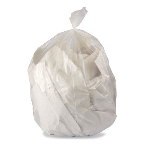 Trash Bags | Heritage H6639YC RAC 33 in. x 39 in. 33 gal. 1 mil Performance LLDPE Can Liners - Clear (150/Carton) image number 0