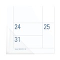 Notebooks & Pads | AT-A-GLANCE SKLPAY32 12 Month (July to June): 2024 to 2025 21.75 in. x 17 in. Academic Large Print Desk Pad - White/Blue Sheets image number 1