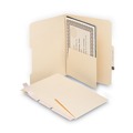 File Folders | Smead 68030 1 Fastener Letter Size Self-Adhesive Folder Dividers with 5.5 in. Pockets for Top/End Tab Folders - Manila (25/Pack) image number 2