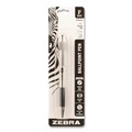 Back to School Sale | Zebra ZEB27111 F-301 Ballpoint Pen, Retractable, Fine 0.7 mm, Black Ink, Stainless Steel/Black Barrel image number 1