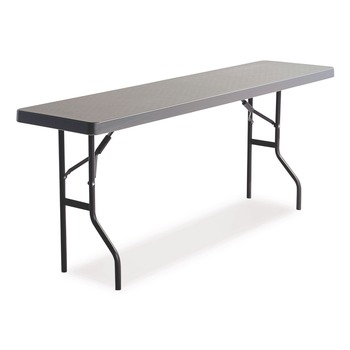 PRODUCTS | Iceberg 65507 IndestrucTable 48 in. x 24 in. x 29 in. Commercial Folding Table - Rectangular Charcoal