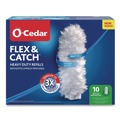 Cleaning Brushes | O-Cedar 172170CT Flex and Catch Polyester Duster Heavy-Duty Refills - White (4 Packs/Carton) image number 0