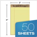 Just Launched | TOPS 74840 Second Nature 5 in. x 8 in. Recycled Ruled Pads - Narrow, Canary (1-Dozen) image number 1