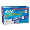 Washable Markers | EXPO 80008A Low-Odor Broad Chisel Tip Dry-Erase Marker - Purple (1-Dozen) image number 0