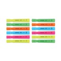 Highlighters | Universal UNV08867 Chisel Tip Desk Highlighters - Assorted Color (12/Set) image number 1