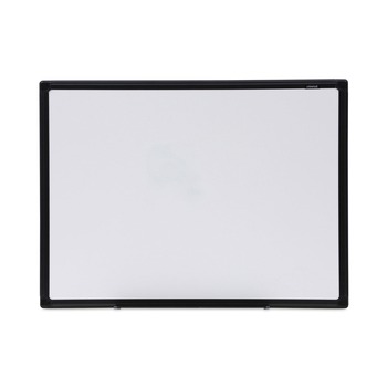 Universal UNV43630 24 in. x 18 in. Design Series Deluxe Dry Erase Board - White Surface, Black Anodized Aluminum Frame