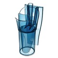 Food Service | San Jamar SAN SI5000 6 - 10 oz. Saf-T-Scoop and Guardian System for Ice Machines - Transparent Blue image number 1