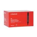 Permanent Markers | Universal UNV07054 Broad Chisel Tip Permanent Marker - Black (60/Pack) image number 0
