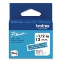 Labels | Brother P-Touch BTAGL31 0.47 in. x 13.1 ft. Genuine P-Touch BTAG Label Tapes - Black on Light Blue image number 0