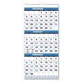 Back to School Sale | House of Doolittle 3646 14-Month: Dec 2025 to Jan 2027 8 in. x 17 in. Vertical Orientation Recycled Three-Month Format Wall Calendar - White Sheets image number 0