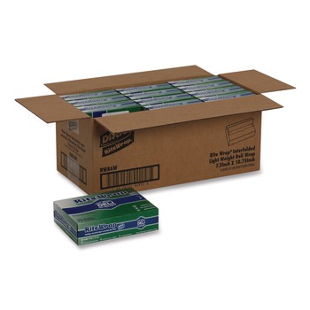 FOOD WRAPS | Dixie RW86W Dispens-A-Wax Waxed Deli Patty Paper 10.75 x 7.5 500/Box 12 Boxes/Carton
