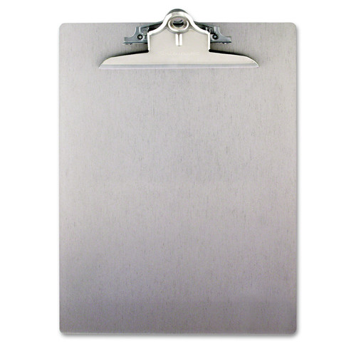 Clipboards | Saunders 22517 1 in. Clip Capacity Holds 8.5 in. x 11 in. Sheets Recycled Aluminum Clipboard with High-Capacity Clip - Silver image number 0