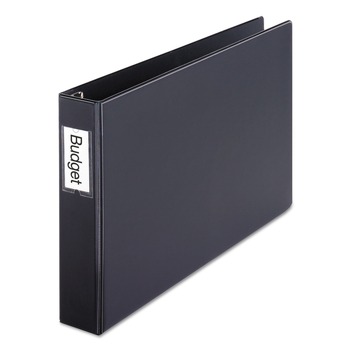 Cardinal 12132V4 Premier Easy Open 11 in. x 17 in. 2 in. Capacity 3 Rings Locking Slant-D Ring Binder - Black