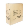 Food Trays, Containers, and Lids | Pactiv Corp. YTH100790000 5.13 in. x 5.13 in. x 2.5 in. Single Tab Lock Foam Hinged Lid Containers - White (500/Carton) image number 3