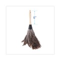 Cleaning Brushes | Boardwalk BWK14FD 14 in. Professional Ostrich Feather Duster - Gray image number 3