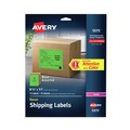 Labels | Avery 05975 8.5 in. x 11 in. High-Visibility Permanent Laser ID Labels - Assorted Neon (15/Pack) image number 0