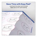 Back to School Sale | Avery 22830 2.5 in. Diameter Print-to-the Edge Labels with SureFeed - Round Glossy White (90/Pack) image number 4