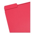 Just Launched | Smead 12743 1/3-Cut Tabs Assorted Letter Size 0.75 in. Expansion Colored File Folders - Red (100/Box) image number 5
