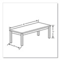 Coffee & Accent Tables | HON H80191.PINCPINC 80000 Series 48w x 20d x 16h Laminate Occasional Rectangular Coffee Table - Pinnacle image number 3