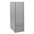 Office Filing Cabinets & Shelves | Tennsco CLB-3618-MGY 36 in. x 18 in. x 6 in. Three Wide Closed Locker Base - Medium Gray image number 1