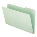 File Folders | Pendaflex 17171EE 1/3-Cut Tabs Assorted Legal Size 1 in. Expansion Pressboard Expanding File Folders - Green (25/Box) image number 3